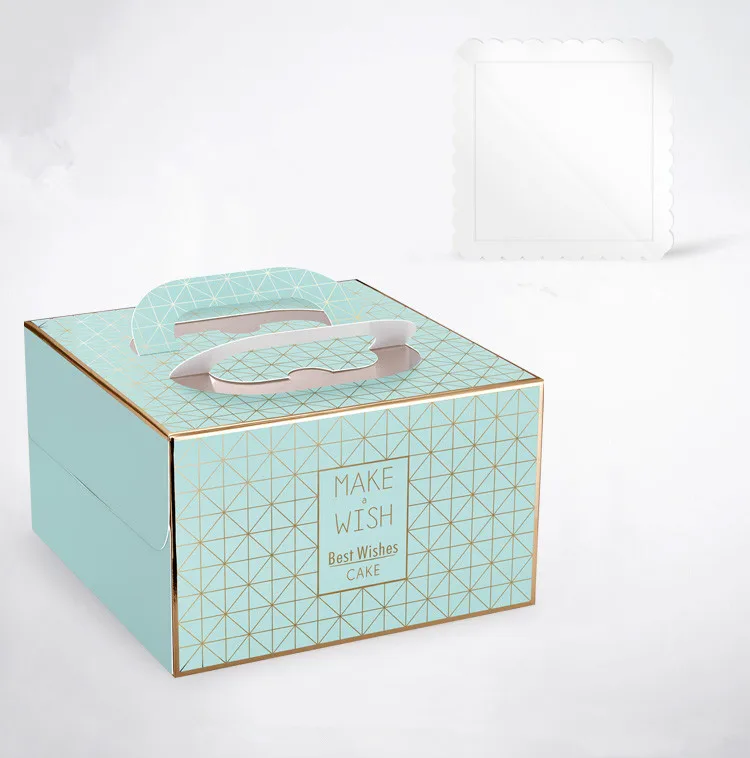 
Bulk Cheap Gift Cake Box Packages Supplier Wholesale Sale Custom Logo Print Cardboard Paper Packaging Birthday Wedding Cake Box 