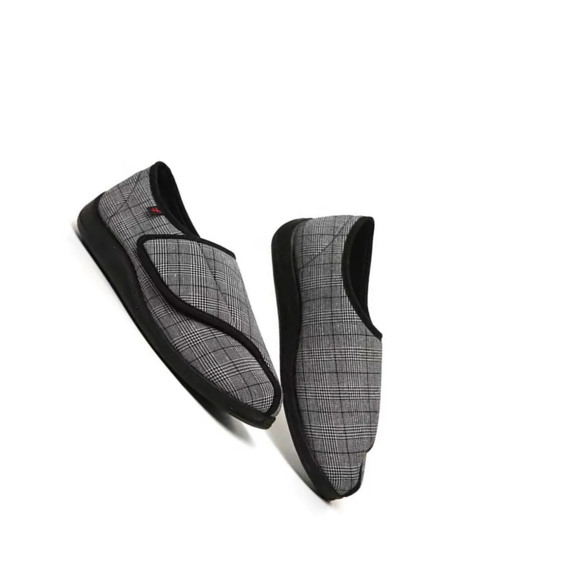 
Adjustable broadband shoes special design for comfortable diabetic medical orthopedic grey color shoes 