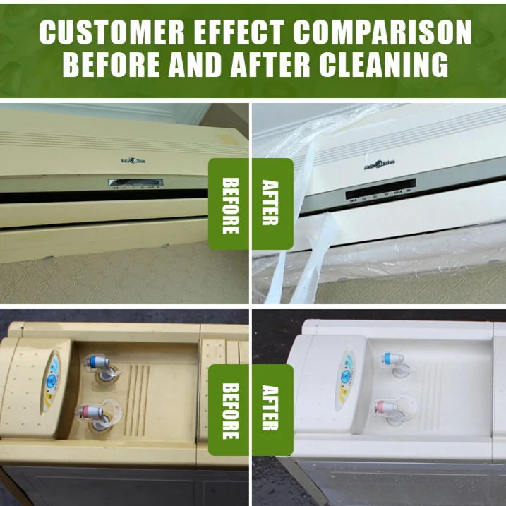 
2019 Hot sale Air Conditioner Cleanup spray Washing machine cleaner vclean spot Effervescent Removing yellow 