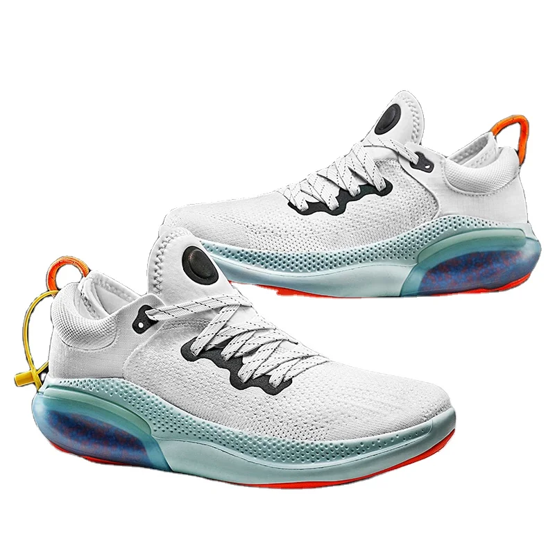 

New Brand Men Retro Trend High Quality Basketball Shoes Sports Running Sneakers, White/purple/grey/black/light pink/blue