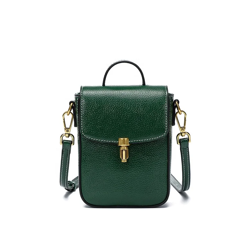 

New Vintage Mobile Phone Bags Women Shoulder Handbags Small Leather Messenger Bag