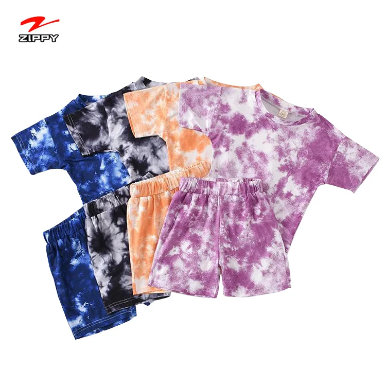 

Factory direct sales of women with the same Cotton tie-dyed short pajamas, Picture