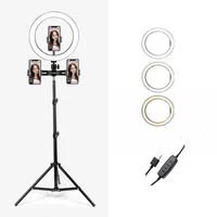 

Diffuser Selfie Ring Light On The Phone Rechargeable Led Flash Light Up Universal Mobile Phone For Iphone 8 X 7 6 S Plus Samsung