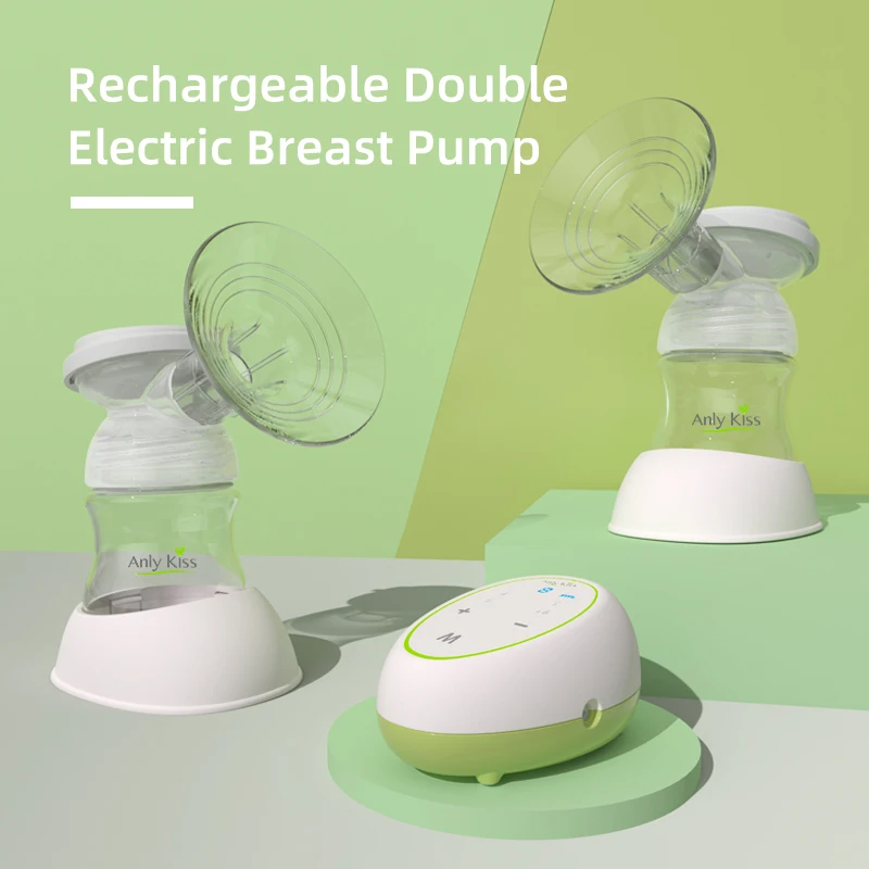 

Amazon Hot Sale Electric Breast Pump OEM Food Grade Touch Panel Control BPA Free Silicone Large Suction Bilateral Breast Pumps