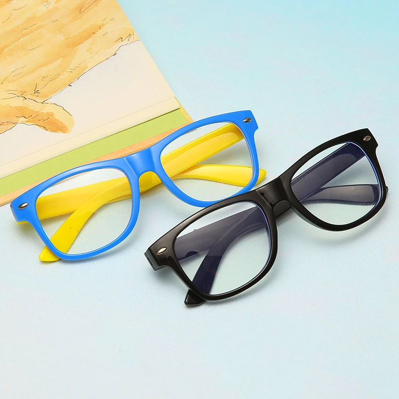 

2020 new design fashion 100% anti blue light blocking glasses for kids, Multiple colour