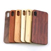 

Custom Design Blank Real Bamboo Wood pc case for iphone x, for iphone xs case wood