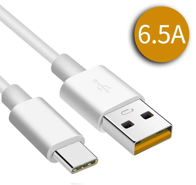 

Amazon Hot Sale QC3.0 6.5A Fast Charge USB C Cable Type C Fast Cable for PD3.0