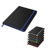 A5 pu leather cover notebook with big area printing logo