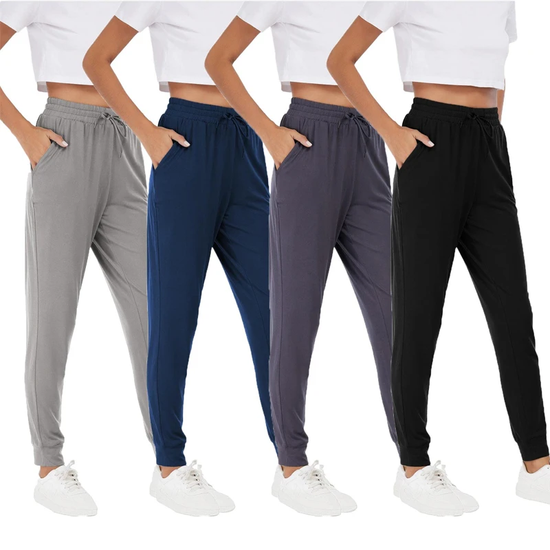 

Womens Joggers with Pockets & Drawstring-Sweatpants for Women Workout Running Yoga Lounge Pants, Customized colors