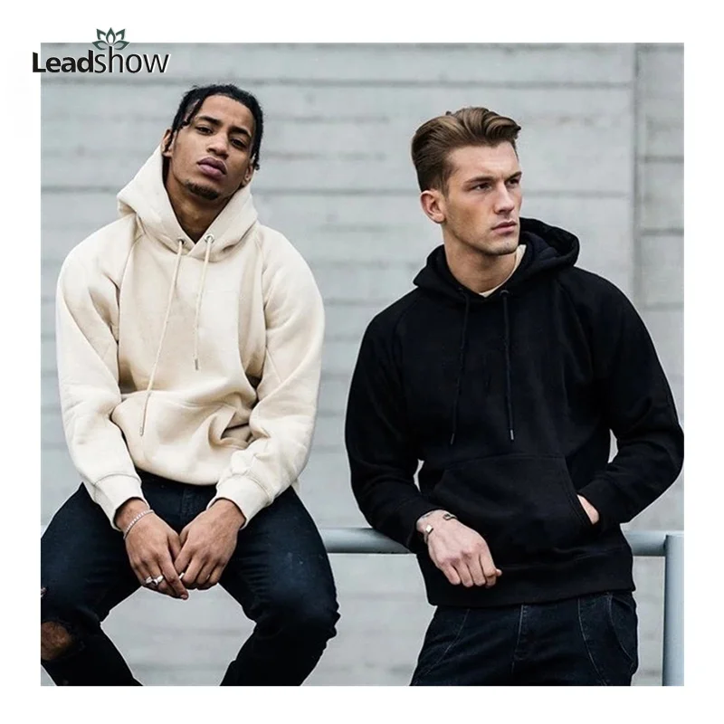 

high quality design custom logo wholesale men oversized hoodie 100% cotton fleece pullover Workout Fitness Men's Hoodies