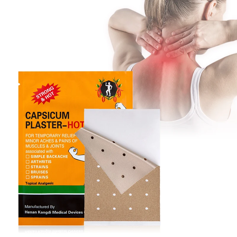 

Chinese Pain Relief Chilli Plaster Knee Pain Relief Capsicum Plaster CE approved Manufacturer Capsicum Plaster