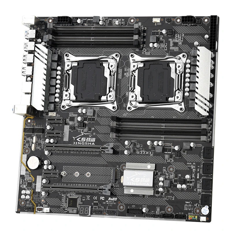 

JINGSHA high quality 2020 new brand manufacturer desktop lntel socket lga2011-3 ddr4 x99 dual pc motherboard