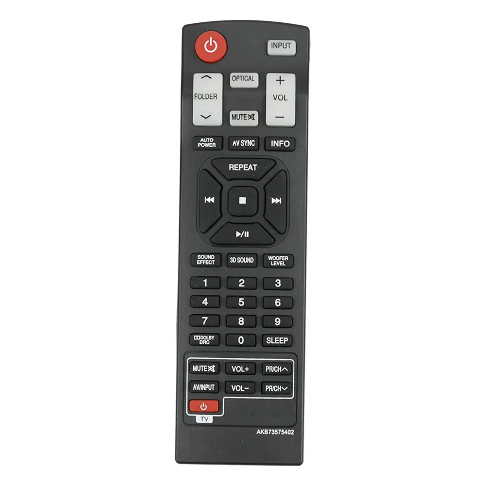 

AKB73575402 Remote Control Compatible with LG Soundbar Audio System NS2520A NB2420A NB3540 NB5540 NB3520A