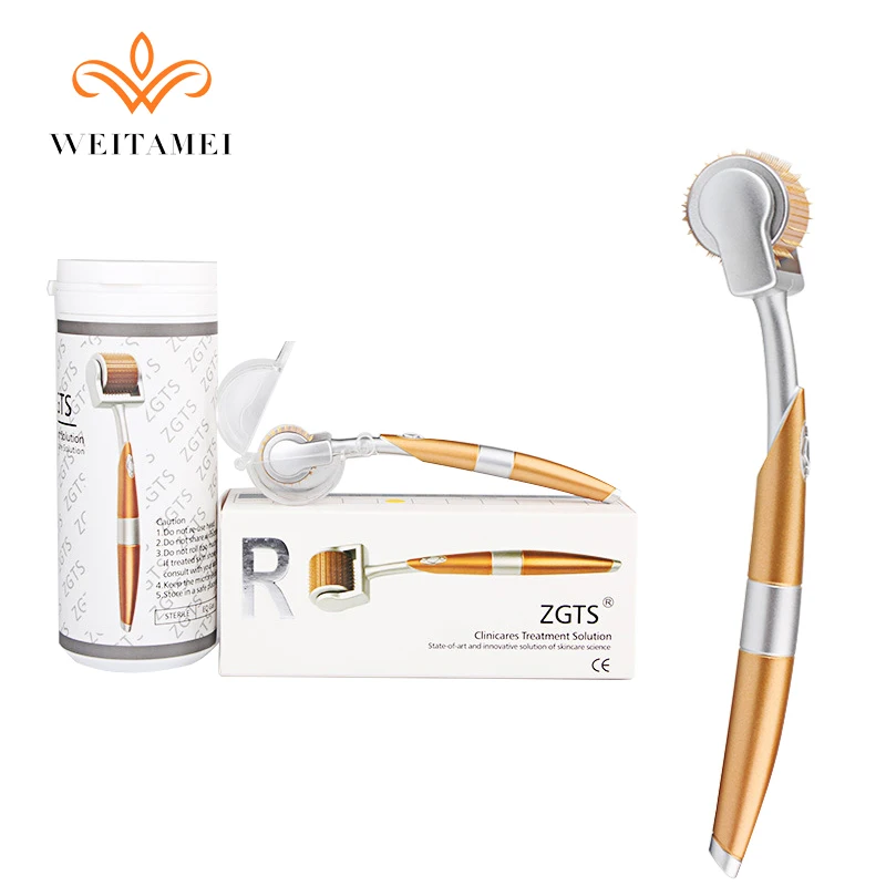 

Top Selling ZGTS 192 0.25mm Microneedling Derma Roller, Golden