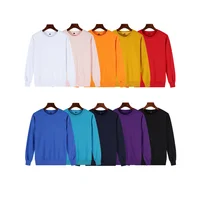 

80% Cotton 20% Polyester Fabric Crewneck Casual Pullover Sweatshirt for Autumn and Winter