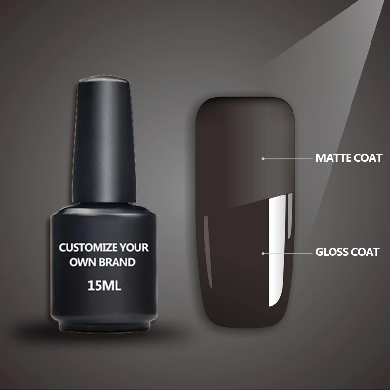 

15 ml Last Long No Wipe Matt Top Coat Nail Salon Supplies LED UV Gel Polish