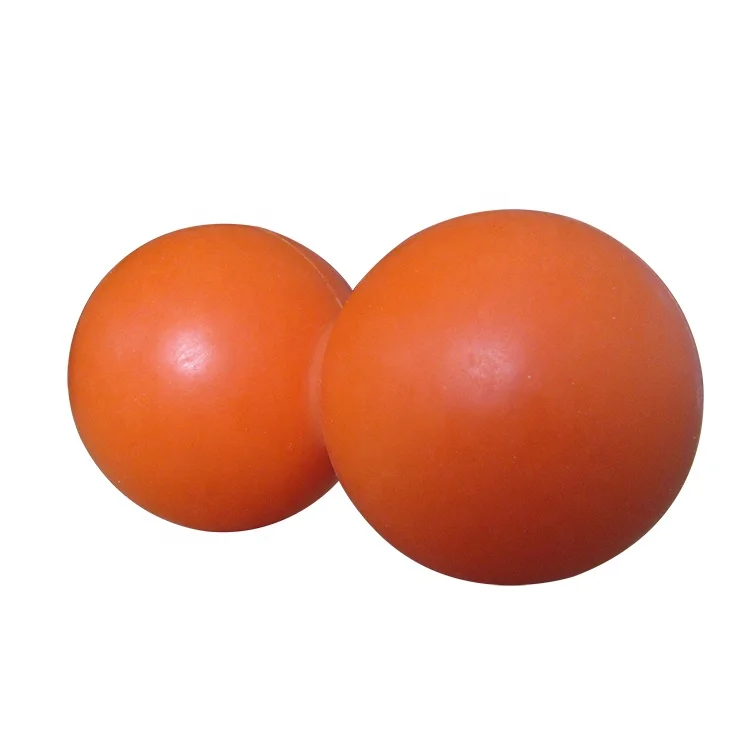 

Gym Fitness Silicone Peanut Massage Ball, Red
