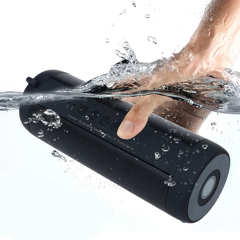 

Speaker, IPX5 Super Bass Sounds Box Mini Bluetooths Speakers 1800mah Travel Home Outdoor Wireless Speaker with Flashlight