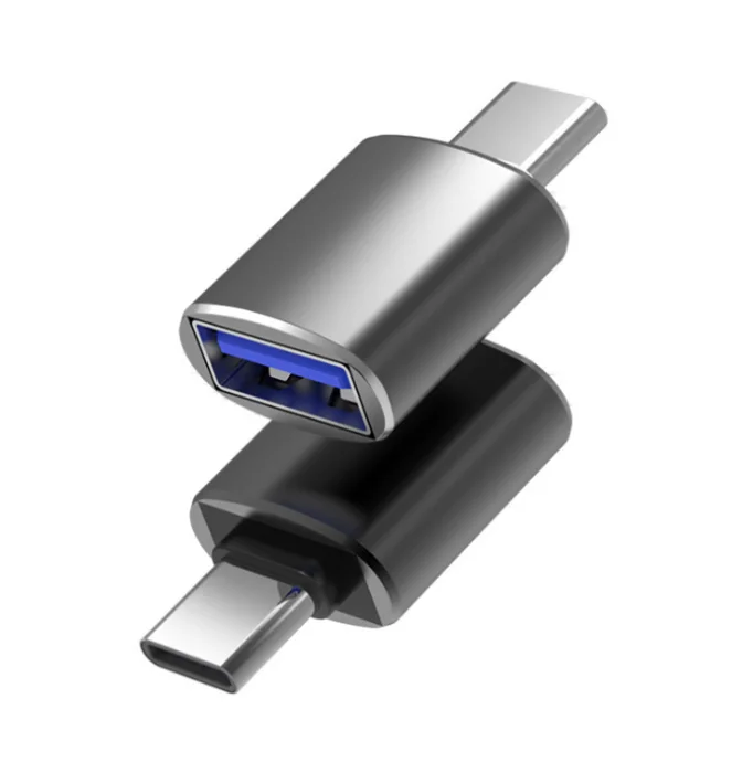 

OTG adapter 3.1type C to USB bus type-C adapter C to usb3 0 bus converter 10Gbps, Silver+black