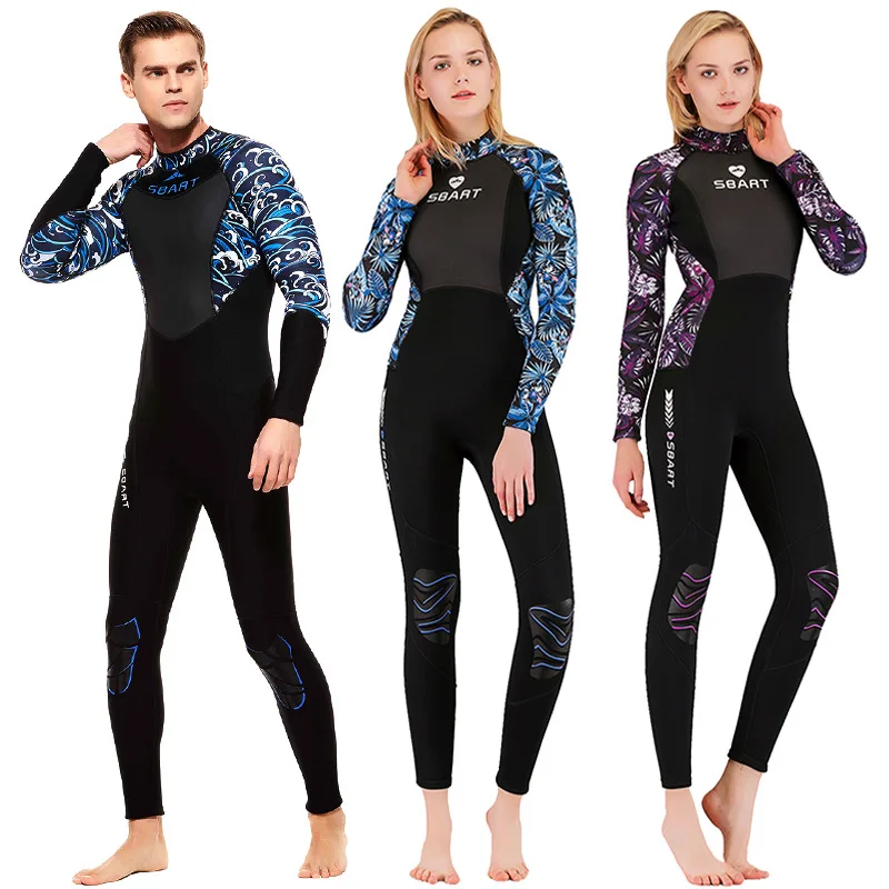 

Sbart Adult Wetsuit Surfing Traje De Buceo Custom Diving Suit Neopreno Wet Suit Printed 3MM Neoprene Wetsuits