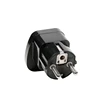 Travelsky Hot sales ce rohs approval 2 pin us to europe adaptor plug