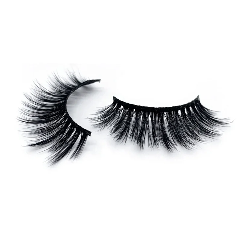 

Custom cruelty 100% human hair made false eyelash 3d faux mink 100 pair 10mm 15mm 18mm 5d fake eye lashes