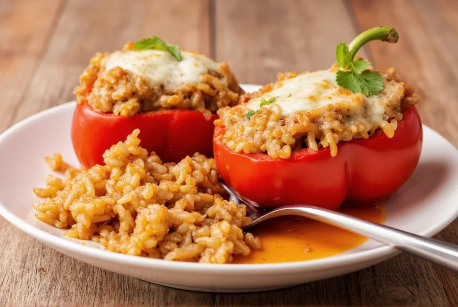 Perfect Stuffed Pepper Recipe with Rice: Easy & Delicious