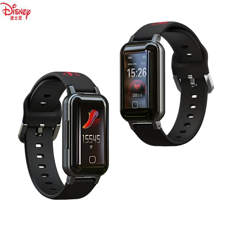 

Disney Wireless Earbuds Headphone Fitness Bracelet Best Seller Sport Watch 2 In 1 Health Monitoring ODM Smart Watch Factory