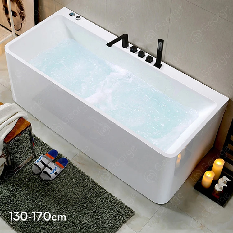 
acrylic corner curve bathtub with whirlpool function massage jacuzzi for bathroom spa bathtub 