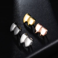 

Double Caps Grillz Two Teeth Top Hip Hop Grills For Men Rapper Jewelry