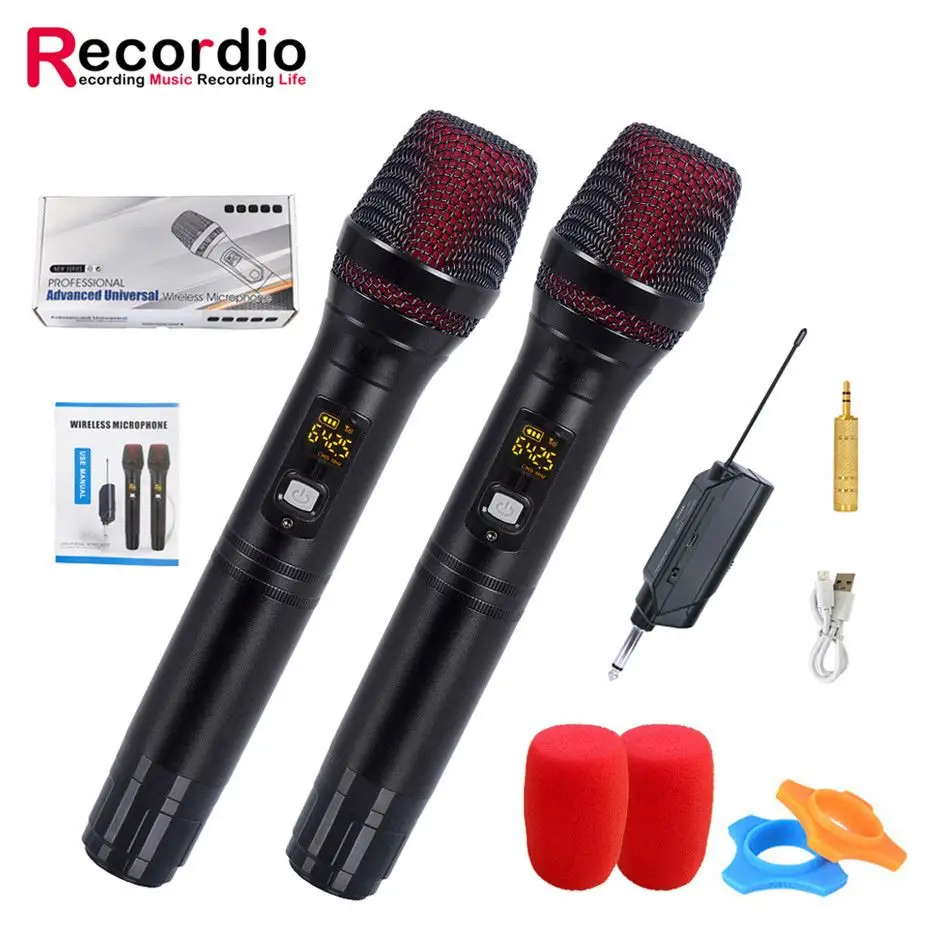 

GAW-003B Brand New Microfone Professional Wireless With High Quality, Silver&gold