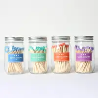 

Low price glass jar with craft match sticks fancy glass bottle matches