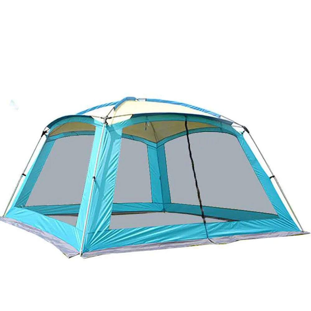 

Outdoor beach camping tent Canopy 5-8 people sun shelter, rain and sun protection camping tent, Custmoized