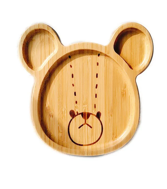 

New Material Fashion plato de bambu bebes feeding baby organic green bamboo plate for kids plate, Orginal