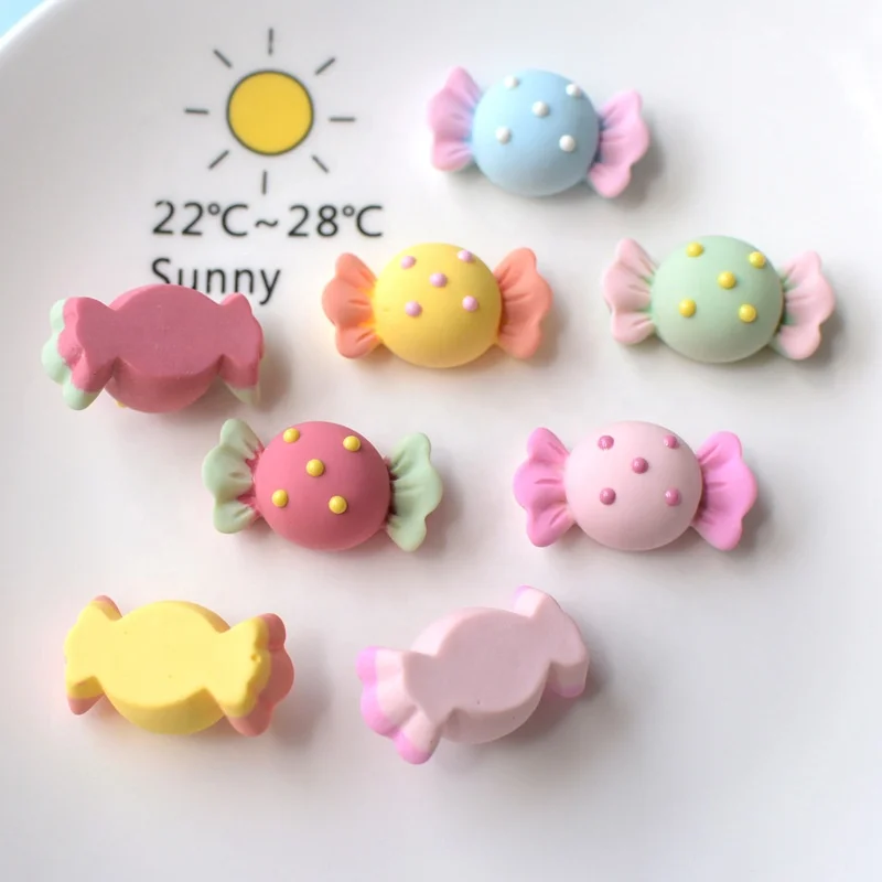 

Paso Sico 2021 New Lovely 14*27mm Candy Shape Nail Decoration Nail Design Art Decoration