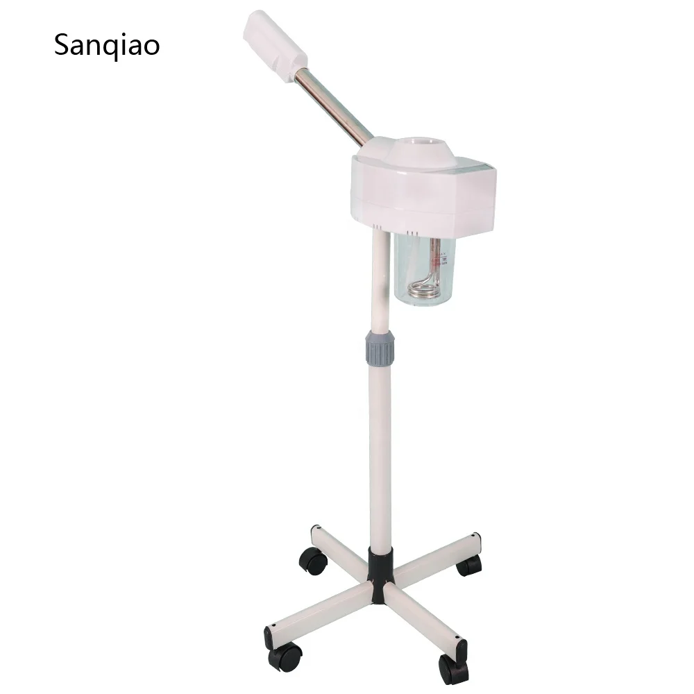 

Concise Home High-end Warm Steam Machine for Home Beauty Salon Facial Care Sauna Touch Switch Stand Facial Steamer Nano Spray, White