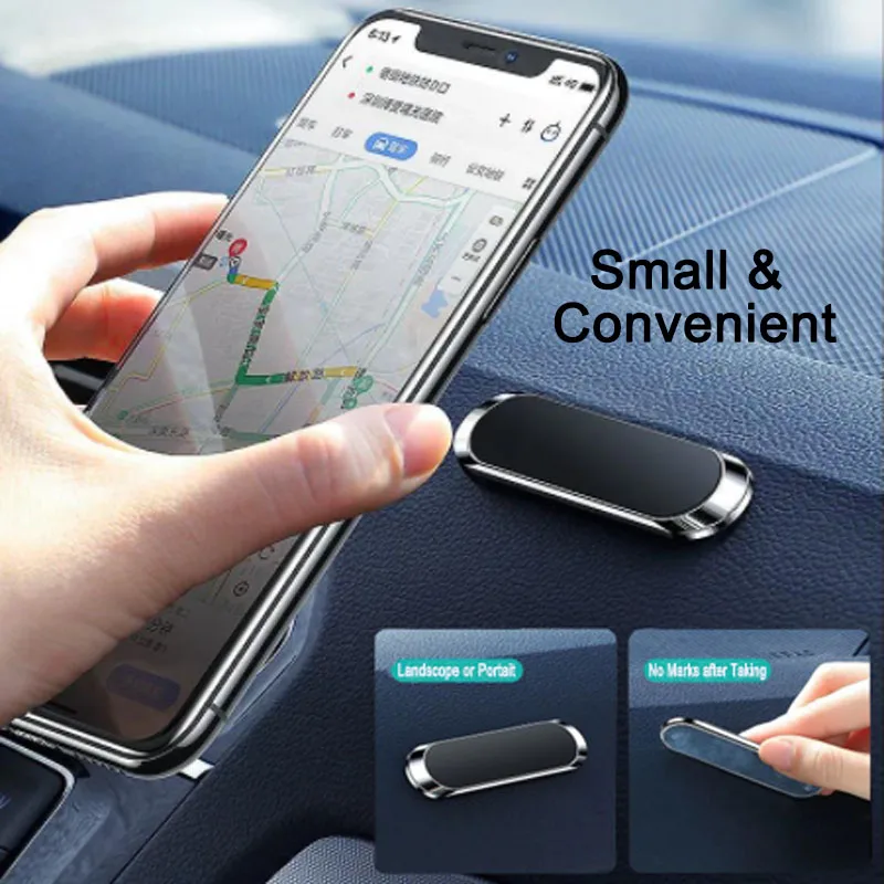 

Oneby Free Shipping 1 Sample OK Universal Magnetic Car Phone Holder Stand Multifunctional Magnet Wall Mobile Phone Holder, The same as picture