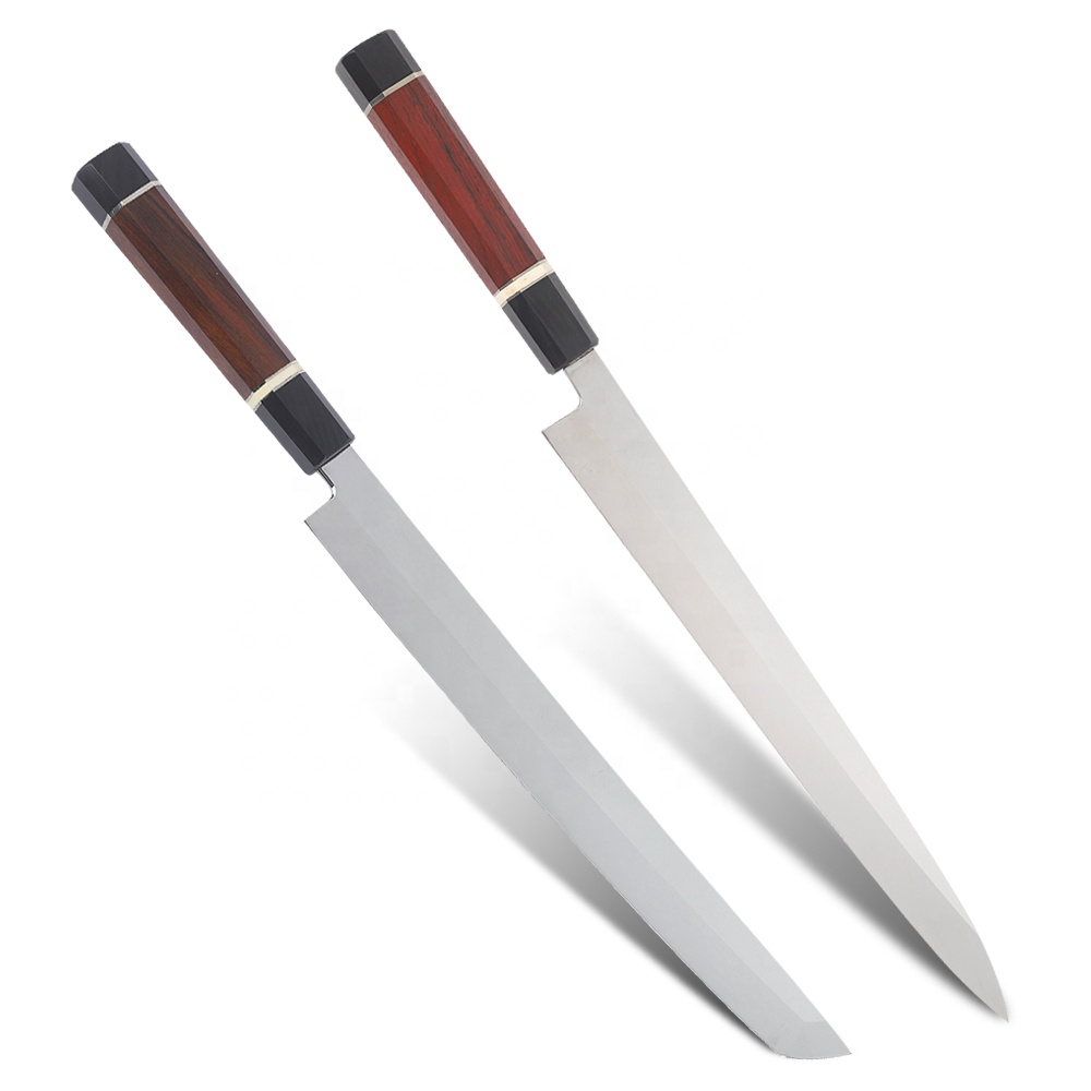 

Japanese Style Kitchen Sashimi Kitchen Stainless Steel Sushi Mirror finishing Knife