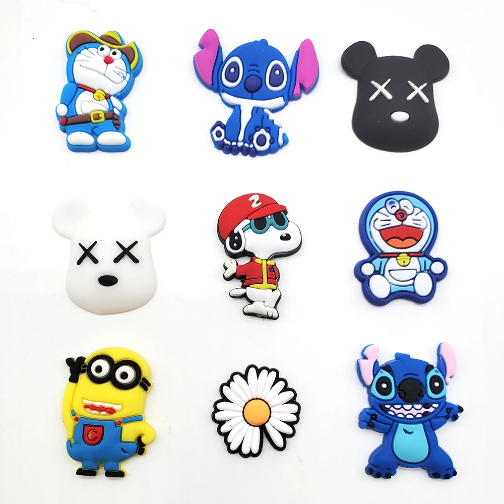 

Garden shoes accessories cartoon pvc soft rubber shoes clogs shoes accessories