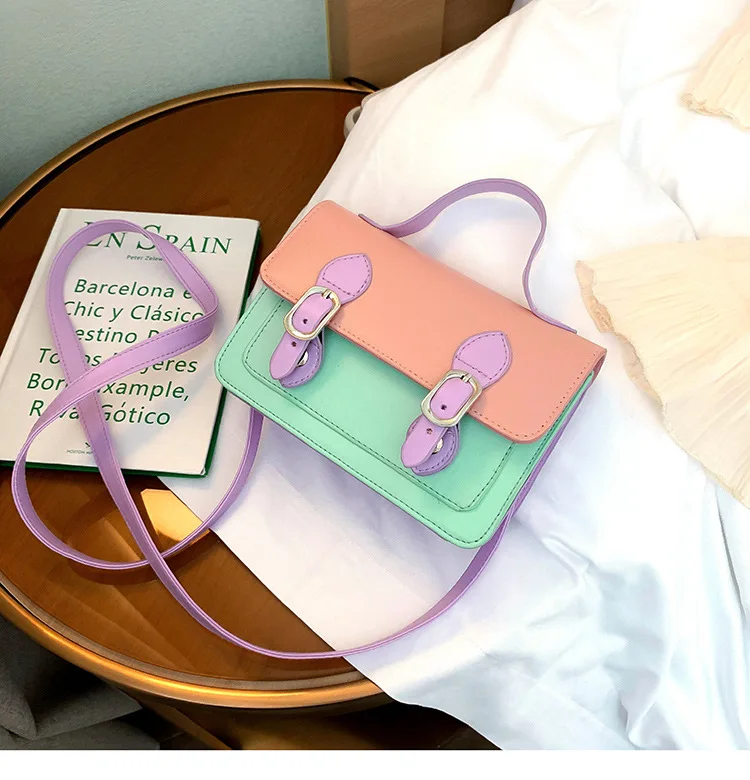 

New arrival candy single shoulder designer PU leather armpit handbags for women, Can be customizable