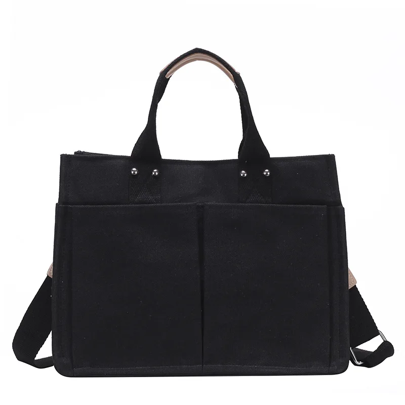 

Korean Single-shouldered Canvas Bag Ladies Oblique Span Handbag Fashion Handbag