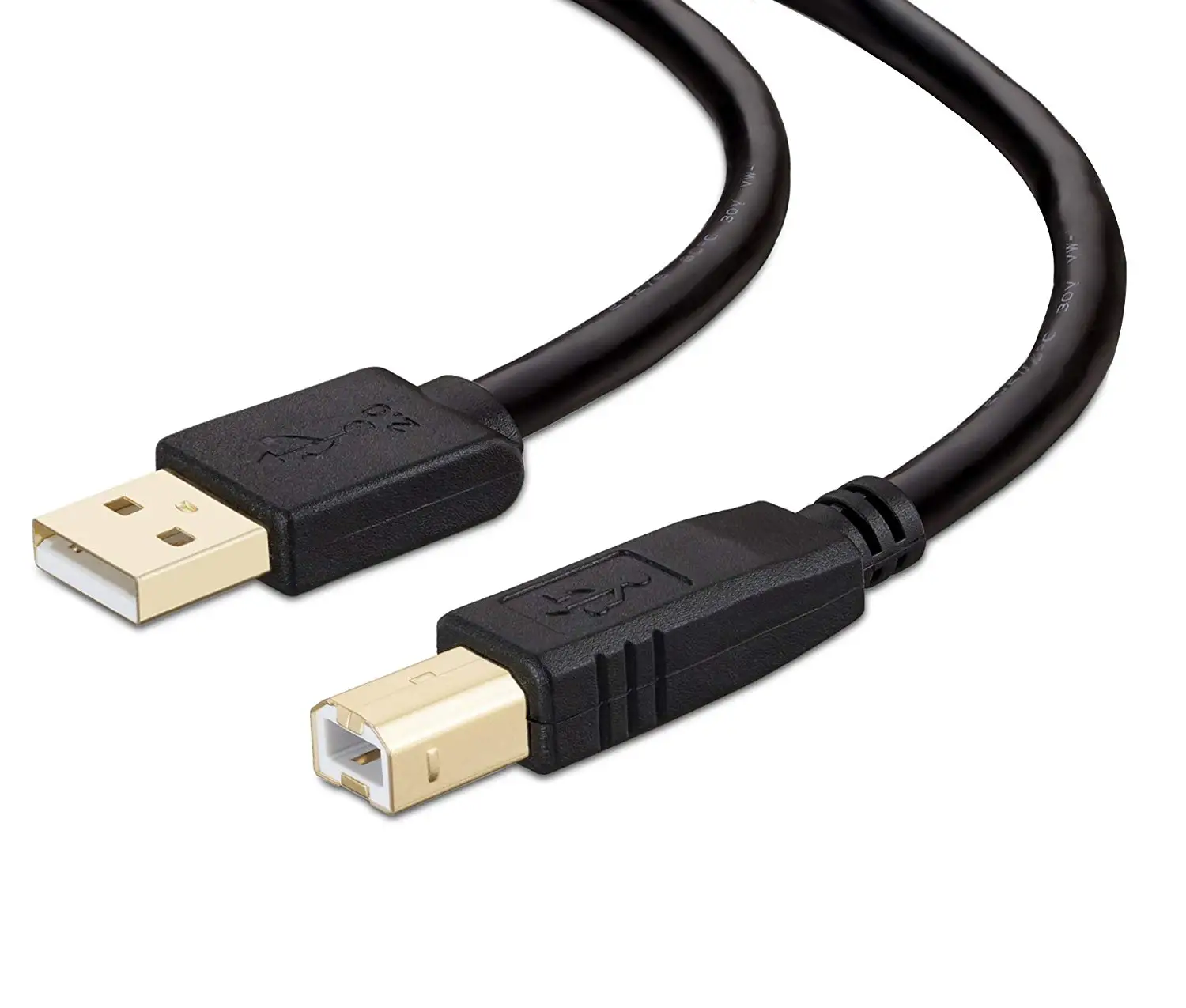 

USB Data Sync Printer Cable Lead 1m/2m/3m/10m BLACK USB 2.0 AM to BM Cable for computer/printer