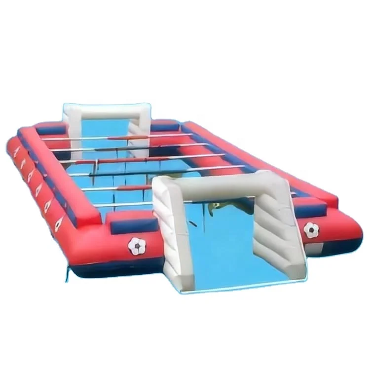 New inflatable soap football field commercial soccer human football field for sale
