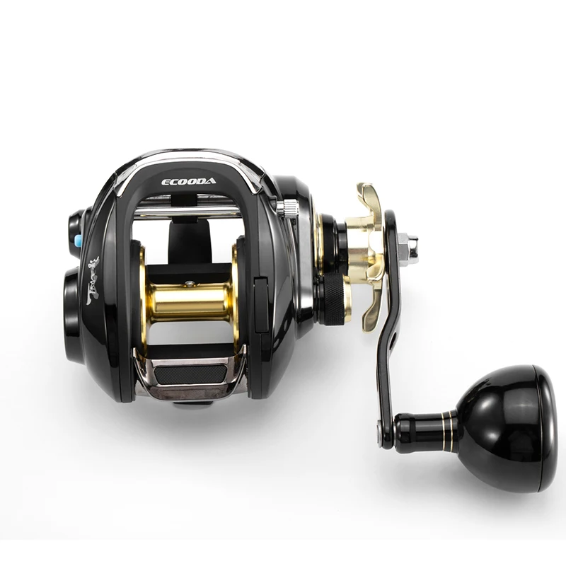 

Ecooda Brand Memory Function Boat Fishing Reels 6+1BB Fishing Reels Baitcasting Big Drag Power Sea Fishing Reel