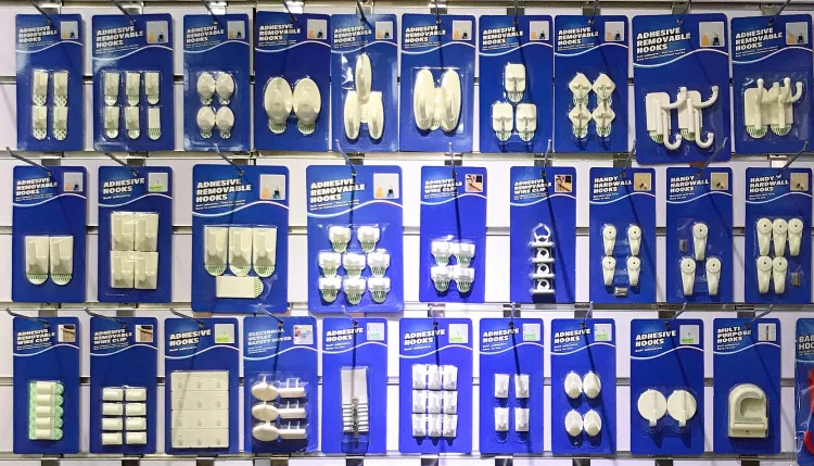 Transparent plastic suction cup wall hook