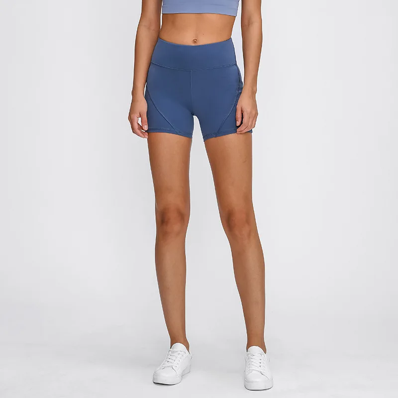 

Dropshipping Summer Sportswear Fitness High Waist Short Soft Tight Yoga Bike Shorts For Yoga Women