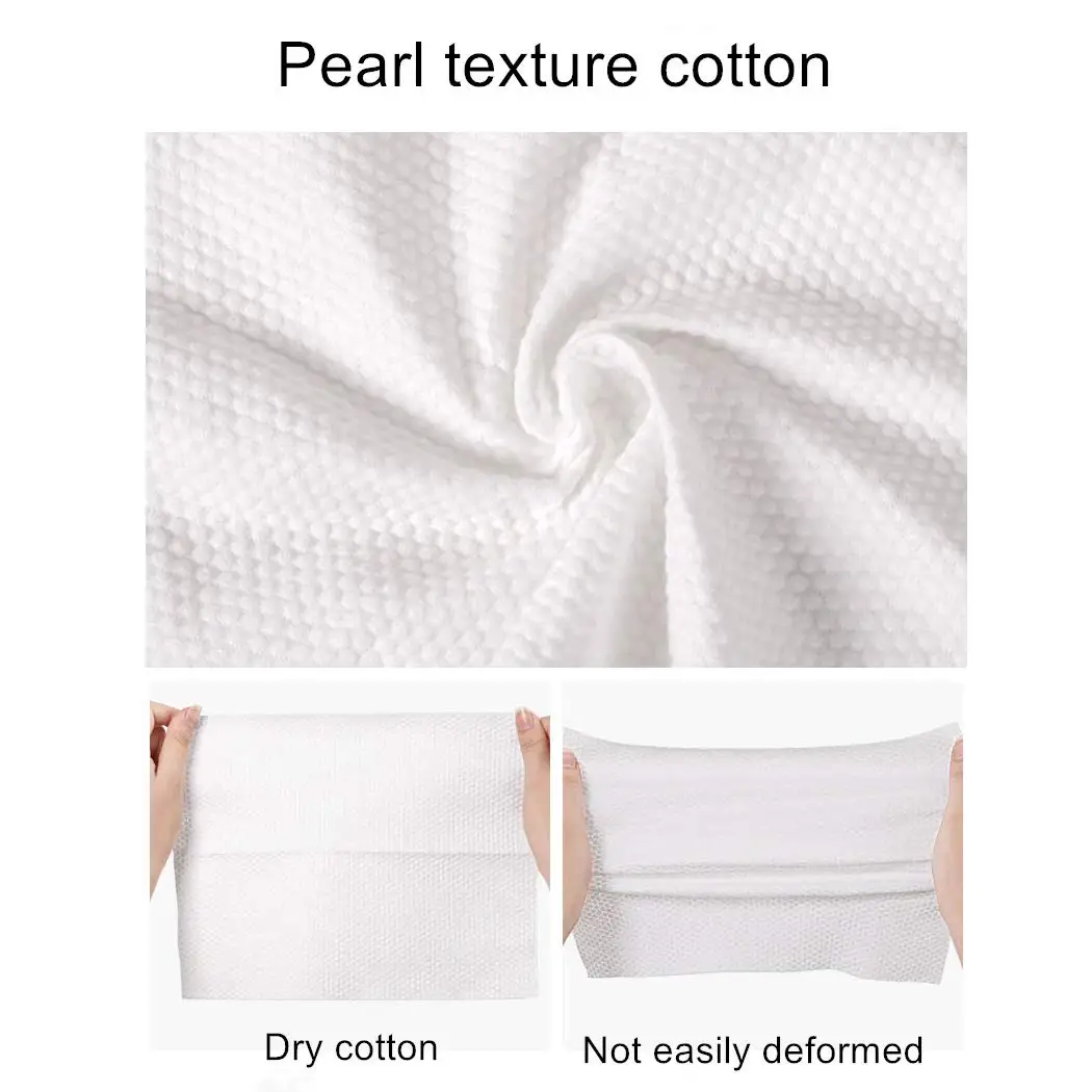 100% Luxury Facial Cotton Tissue Soft Towel Non-woven Fabric Disposable ...