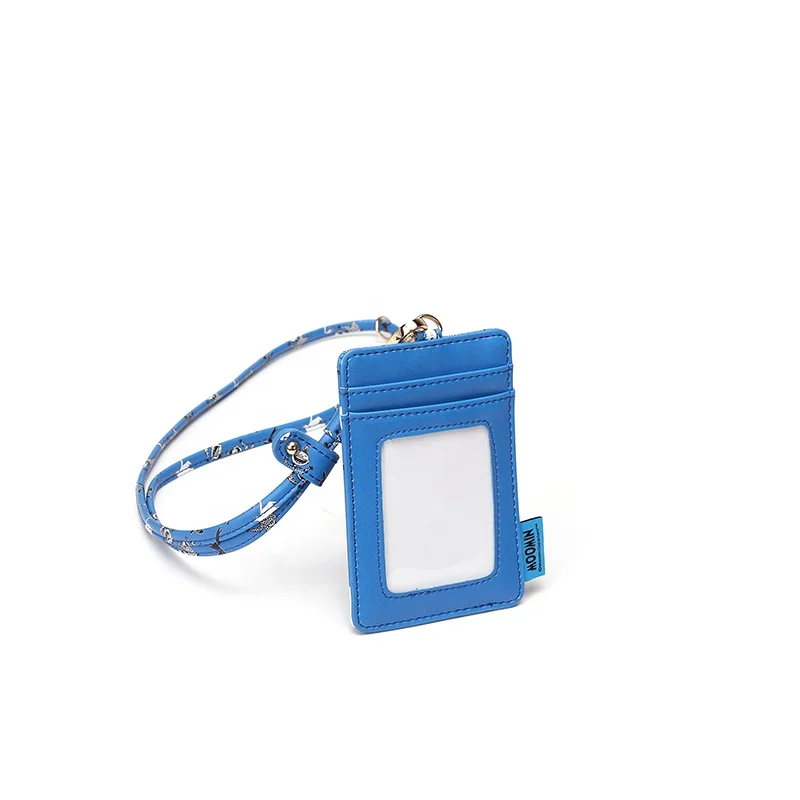 

Cute Moomin Staff Blocking Hanging Neck ID Card Holder With Lanyard