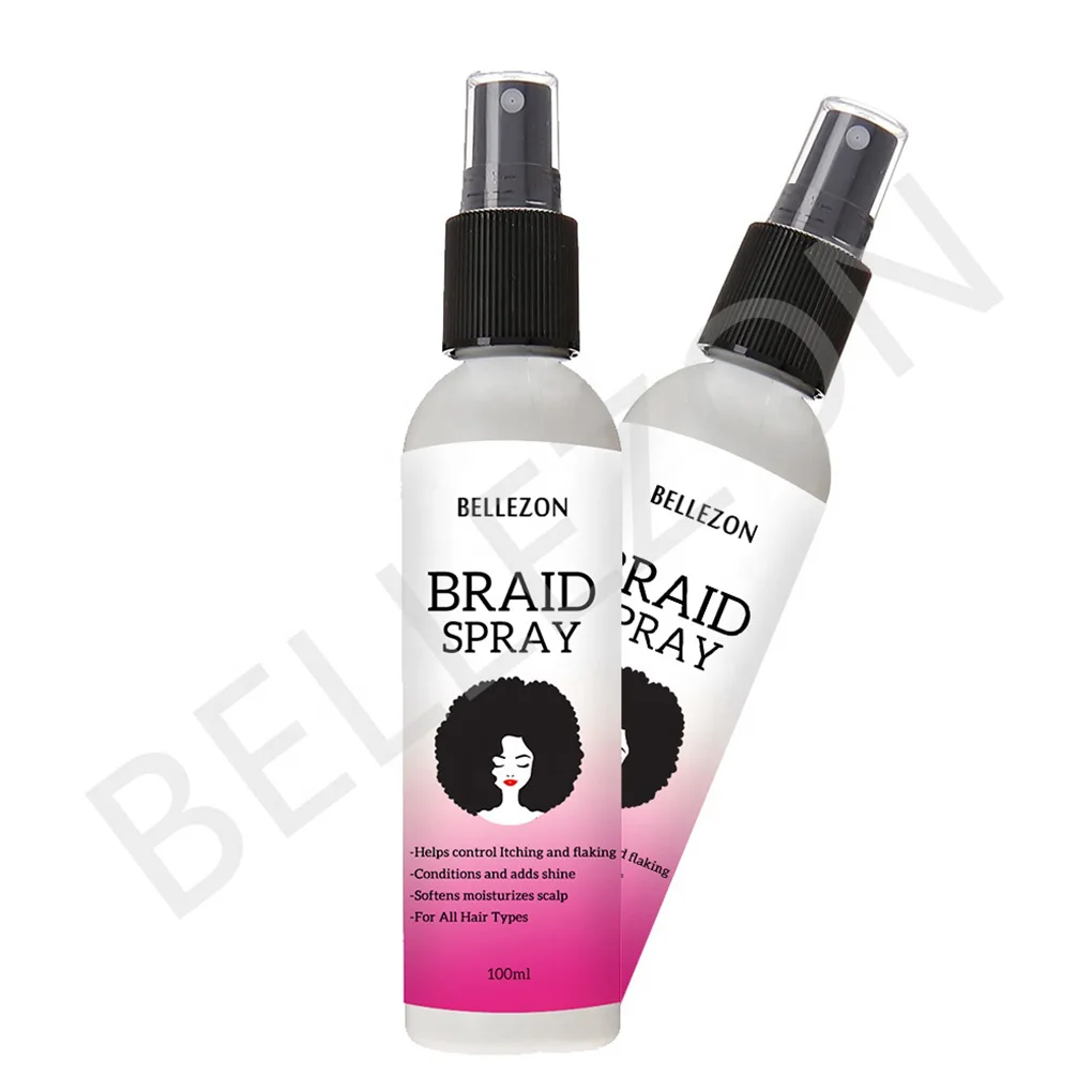 

Private Label No Flaking Strong Hold Hair Styling Twist Loc Braid Braiding Spray