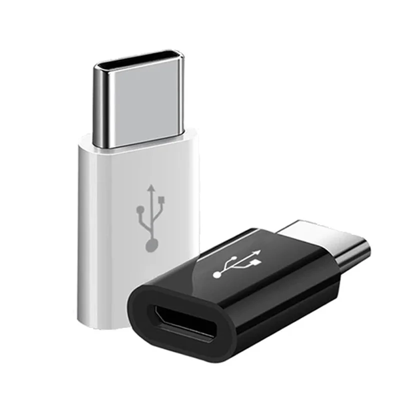 

USB Type-C Adaptor Fast Charging Data OTG USB-C Gender Converter Micro USB to Type C Adapter, Black.sliver,gold,gray,pink,bule